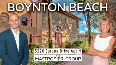 Carrara Village Boynton Beach Property Tour | 5226 Europa Dr Apt M
